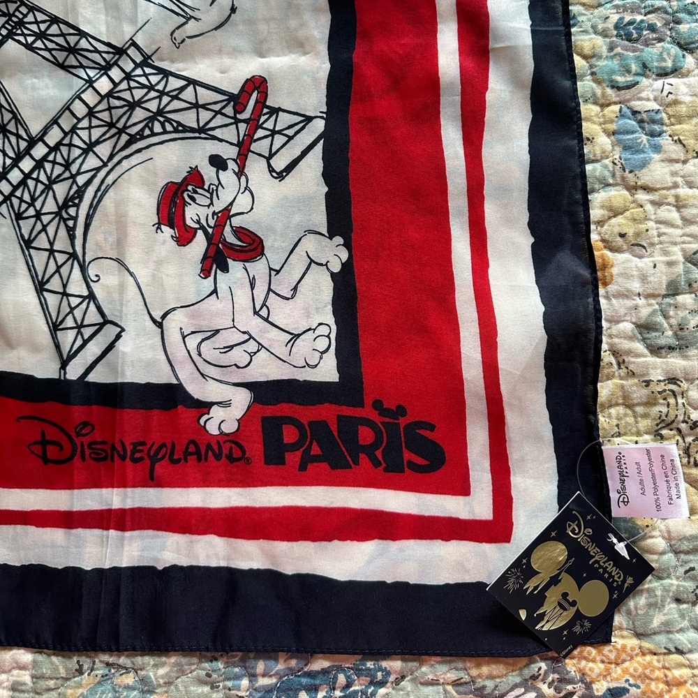 Disney NWT Paris Scarf